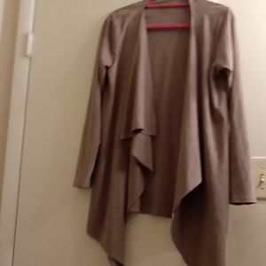 Lovr in one size suede sweater